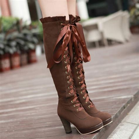 tan lace up boots|adorable lace up boots.